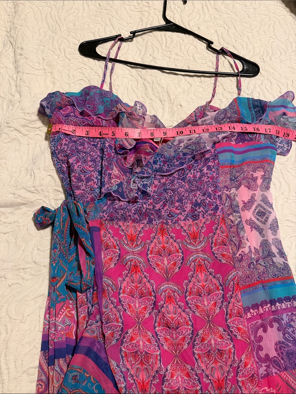 Gianni Bini Isabella Ruffled
High-Low Midi Wrap Dress L - Picture 10 of 12